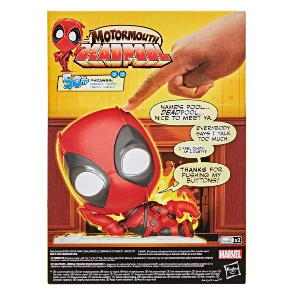 MARVEL INTERACTIVE FIGURE 12 CM. MOTOR MOUTH DEADPOOL