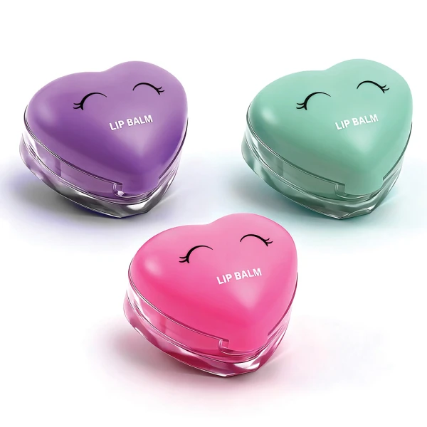 HAPPIHOBBI LIP BALM SPARKLE LOVE - 3 ΣΧΕΔΙΑ
