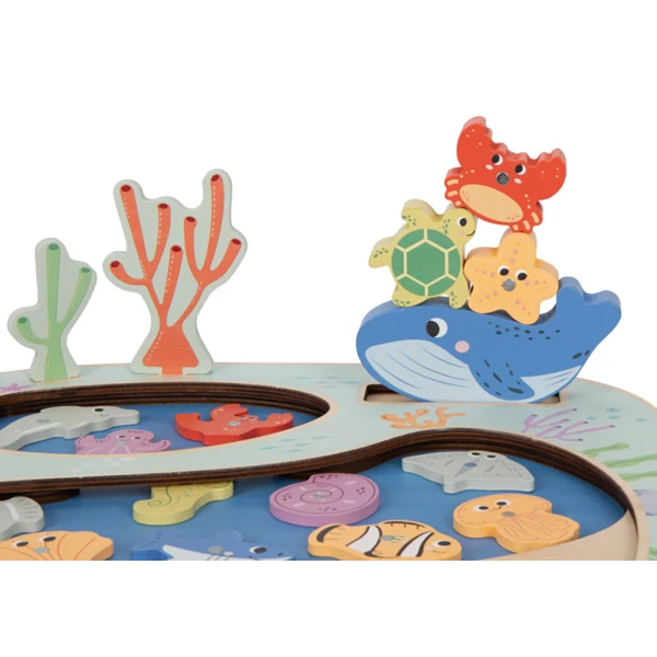 TOOKY TOY ΞΥΛΙΝΟ ΠΑΙΧΝΙΔΙ ΨΑΡΕΜΑΤΟΣ