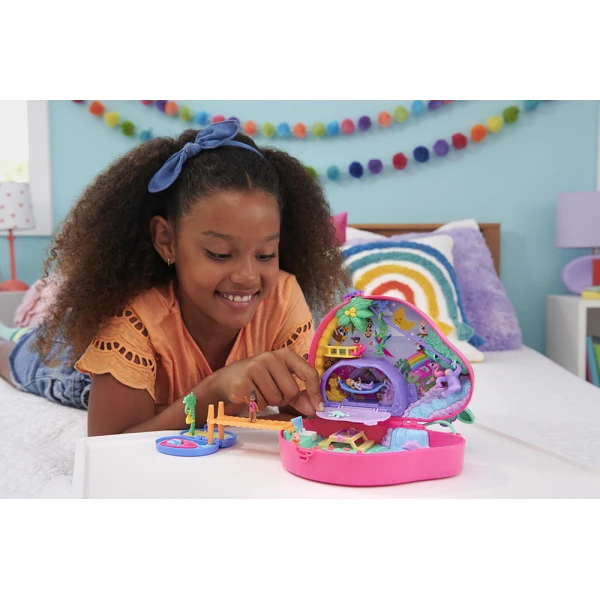 POLLY POCKET SLOTH FAMILY 2-IN-1 PURSE