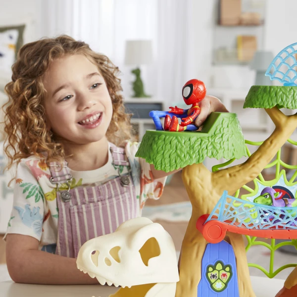 SPIDEY AND HIS AMAZING FRIENDS DINO WEBS PLAYSET