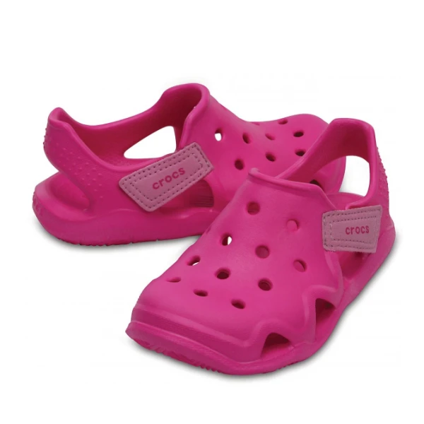 CROCS SWIFTWATER WAVE K NEON MAGENTA