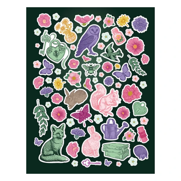 HINKLER ART MAKER STICKER ΒΙΒΛΙΟ ΖΩΓΡΑΦΙΚΗΣ - SECRET GARDEN