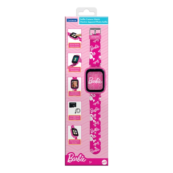 LEXIBOOK BARBIE ΨΗΦΙΑΚΗ ΚΑΜΕΡΑ-ΡΟΛΟΪ ΜΕ 8GB ΚΑΡΤΑ ΜΝΗΜΗΣ