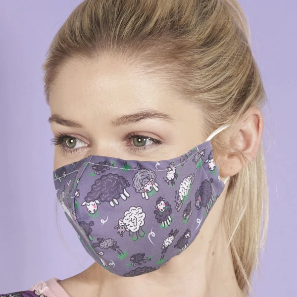 ECO CHIC PROTECTIVE MASK SHEEPS GREY