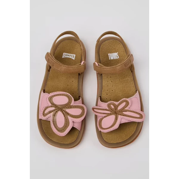CAMPER ΠΑΙΔΙΚΑ ΠΕΔΙΛΑ ΚΟΡΙΤΣΙ TWINS ΠΟΛΥΧΡΩΜΟ ΡΟΖ 