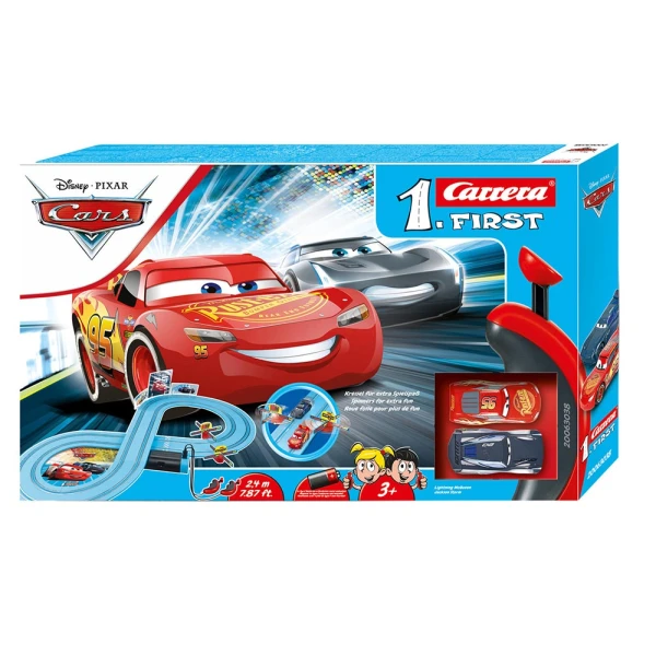 CARRERA SLOT 1 FIRST DISNEY PIXAR CARS POWER DUELL ΠΙΣΤΑ ΑΓΩΝΩΝ (20063038)