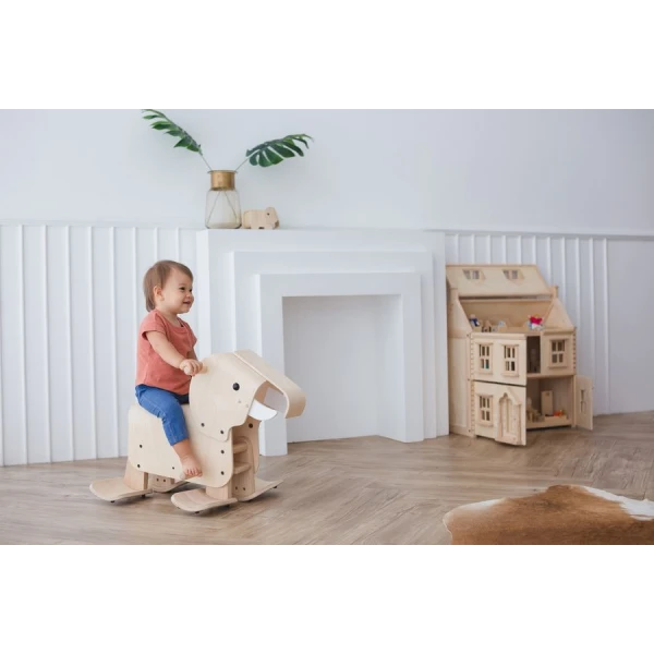 ΞΥΛΙΝΟ ΠΑΙΧΝΙΔΙ PLAN TOYS ΕΛΕΦΑΝΤΑΣ ΠΟΥ ΠΕΡΠΑΤΑΕΙ