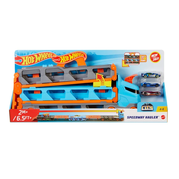 HOT WHEELS SPEEDWAY HAULER 2 IN 1