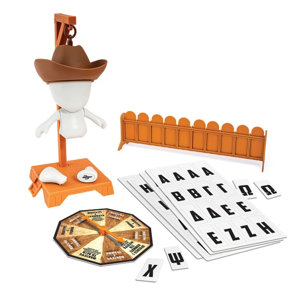 AS GAMES BOARD GAME WILD WEST HANGMAN FOR AGES 6+ AND 2+ PLAYERS