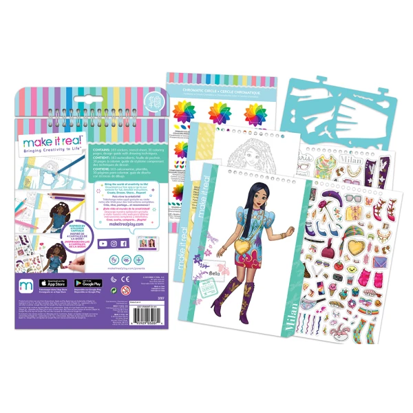 MAKE IT REAL - FASHION DESIGN SKETCHBOOK CITY STYLE 3207