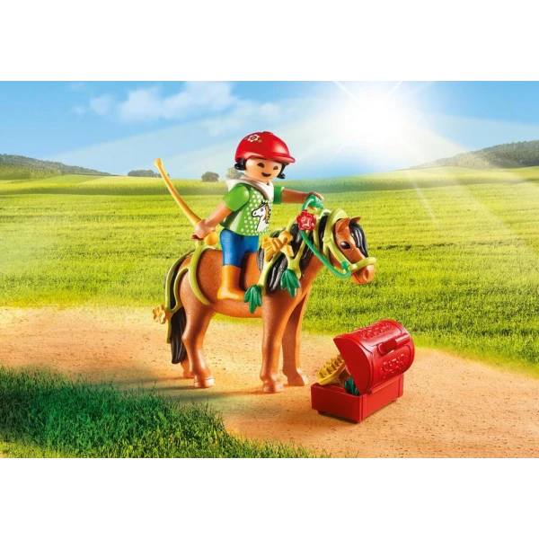 PLAYMOBIL COUNTRY GROOMER WITH BLOOM PONY