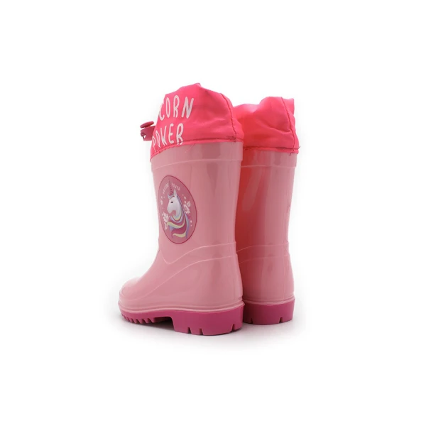 RAINBOOTS UNICORN PVC/TEXTILE PINK