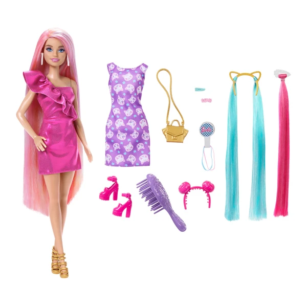 ΚΟΥΚΛΑ BARBIE ΠΟΛΥΧΡΩΜΑ ΞΑΝΘΑ ΜΑΛΛΙΑ