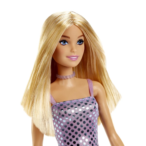ΚΟΥΚΛΑ BARBIE MINI ΦΟΡΕΜΑΤΑ - ΜΩΒ ΦΟΡΕΜΑ