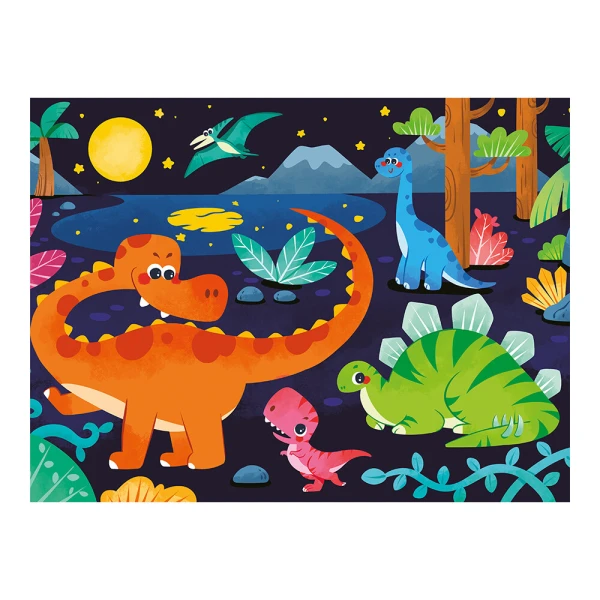 GLOW IN THE DARK 96 pcs THE NIGHT OF THE MISSING ROAR