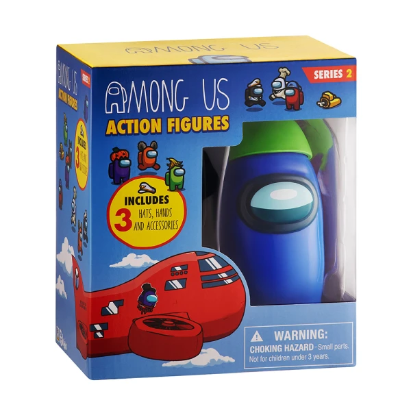 P.M.I. AMONG US ΦΙΓΟΥΡΑ ΔΡΑΣΗΣ 11,5 εκ. S2 1 PACK AU6210 - 4 ΣΧΕΔΙΑ