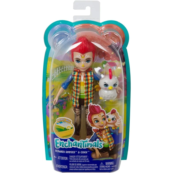 ENCHANTIMALS DOLL & PET FRIEND ROOSTER & CLUCK