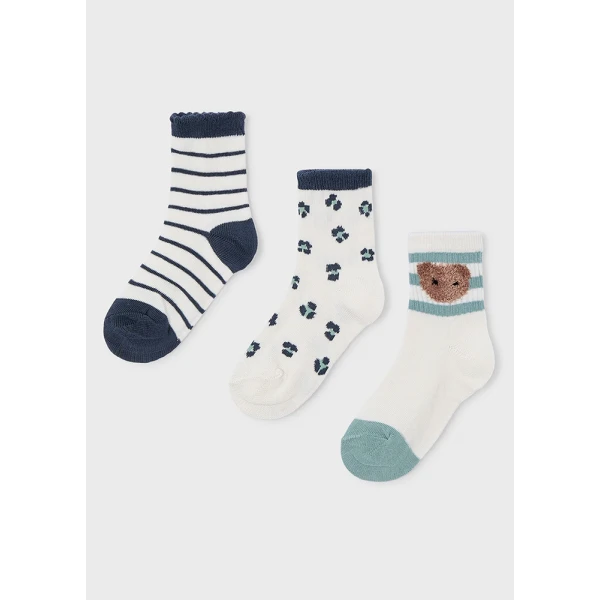 MAYORAL SET 3 SOCKS GREEN 
