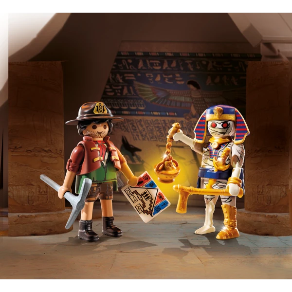 PLAYMOBIL DUOPACK ΚΥΝΗΓΟΣ ΘΗΣΑΥΡΟΥ ΚΑΙ ΜΟΥΜΙΑ