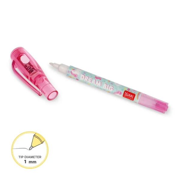 LEGAMI MAGIC PEN WITH INVISIBLE INK - UNICORN