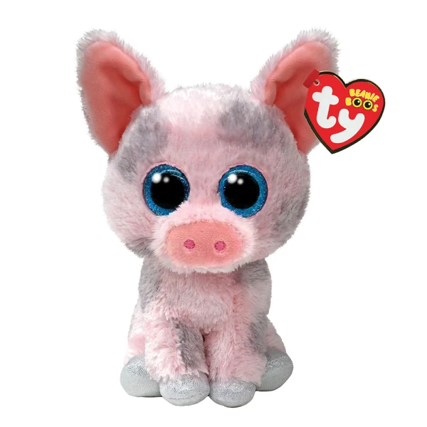 TY BEANIE BOOS HAMBONE PLUSH PIG PINK 15 cm