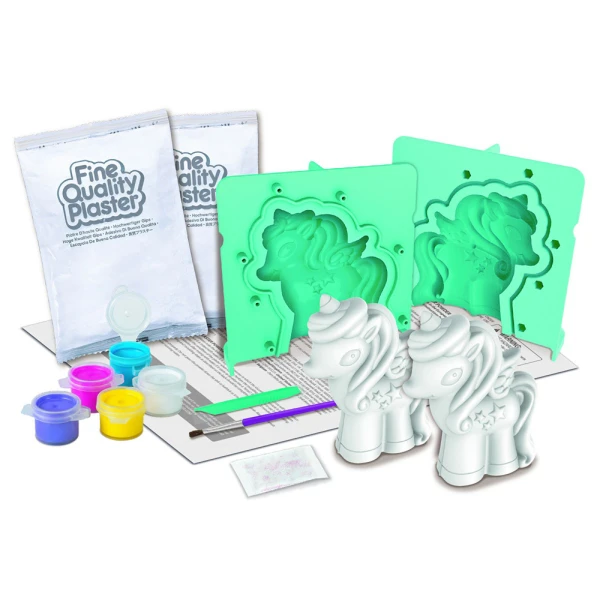 4M CONSTRUCTION 3D UNICORNS WITH GLITTER
