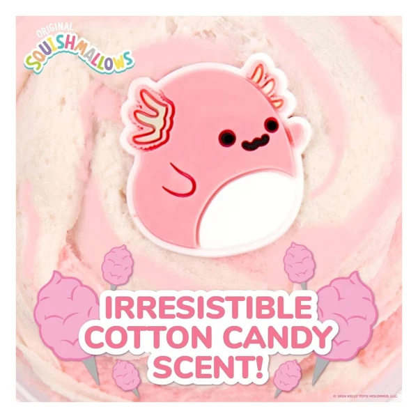 SQUISHMALLOWS ΑΡΩΜΑΤΙΚΟ CLOUD SLIME ΜΕ TOPPER ΣΕ ΒΑΖΑΚΙ W1 - ARCHIE THE AXOLOTL