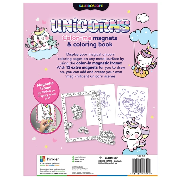 KALEIDOSCOPE COLOUR-ME MAGNETS MAGICAL UNICORNS