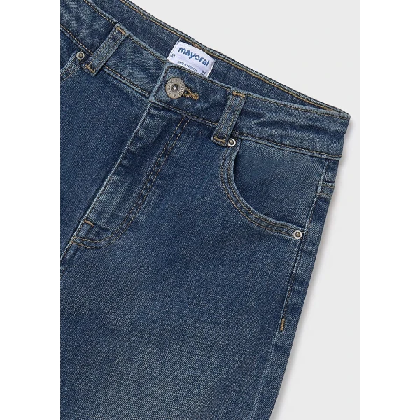 MAYORAL TROUSERS LONG BASIC DENIM DARK