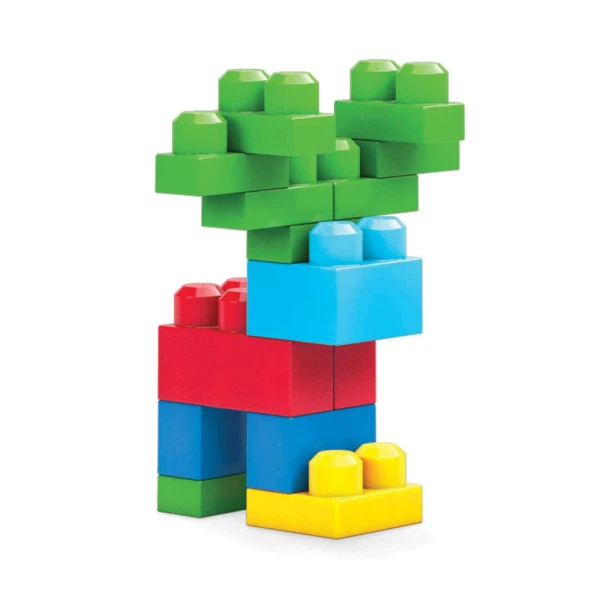 MEGA BLOKS FIRST BUILDERS ΤΟΥΒΛΑΚΙΑ ΤΣΑΝΤΑ ΜΠΛΕ 60 τεμ.