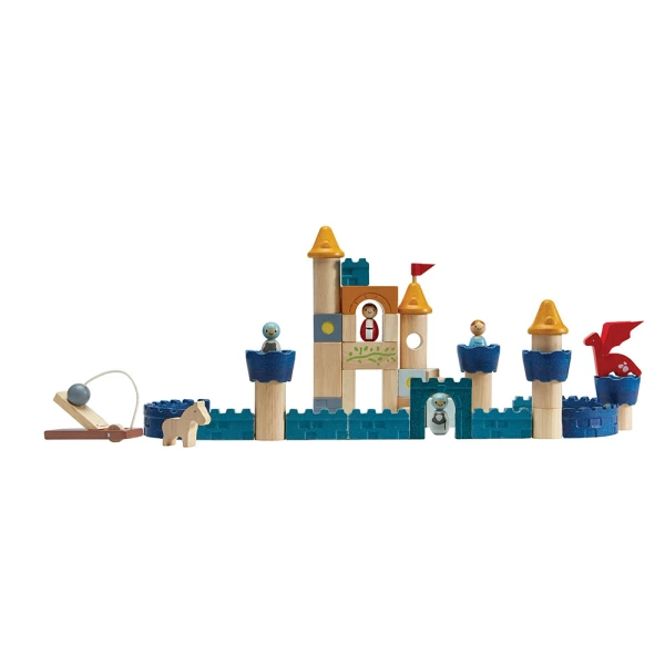 PLAN TOYS ΞΥΛΙΝΟ ΚΑΣΤΡΟ ΜΕ ΔΡΑΚΟ