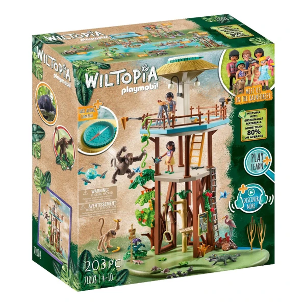PLAYMOBIL WILTOPIA ΠΑΡΑΤΗΡΗΤΗΡΙΟ ΜΕ ΠΥΞΙΔΑ