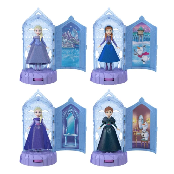 DISNEY FROZEN REVEAL - MINI SURPRISE DOLL AND SMALL CASTLE PLAYSET