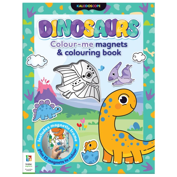 KALEIDOSCOPE COLOUR-ME MAGNETS ROARSOME DINOSAURS
