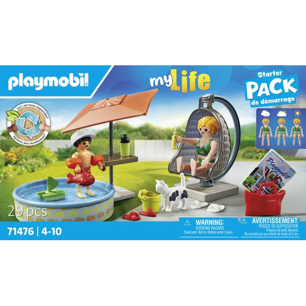 PLAYMOBIL CITY LIFE SPLASHING FUN IN THE GARDEN