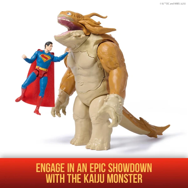SUPERMAN MOVIE SUPERMAN vs KAIJU 15 εκ. ΜΕ ΓΛΙΤΣΑ