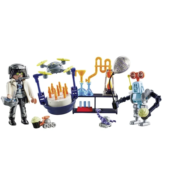 PLAYMOBIL CITY LIFE GIFT SET ΠΑΡΤΥ ΣΤΟ ΕΡΓΑΣΤΗΡΙΟ ΤΟΥ ΤΡΕΛΟΕΠΙΣΤΗΜΟΝΑ