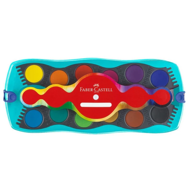 FABER-CASTELL ΝΕΡΟΜΠΟΓΙΕΣ CONNECTOR ΣΕΤ ΤΩΝ 12 ΤΥΡΚΟΥΑΖ