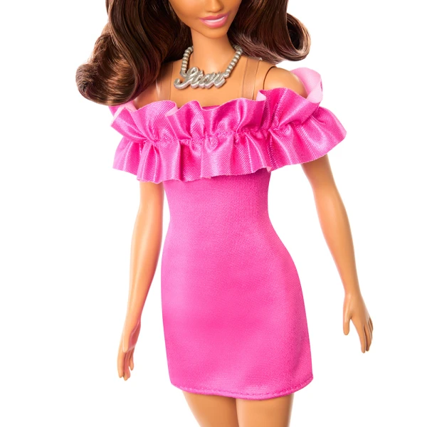 BARBIE FASHIONISTAS DOLL - FUCHSIA DRESS