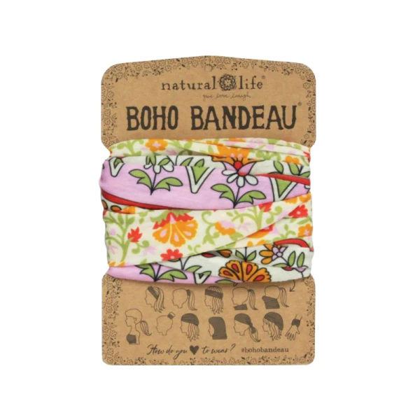 NATURAL LIFE RIBBON BOHO LIL ORANGE BORDER