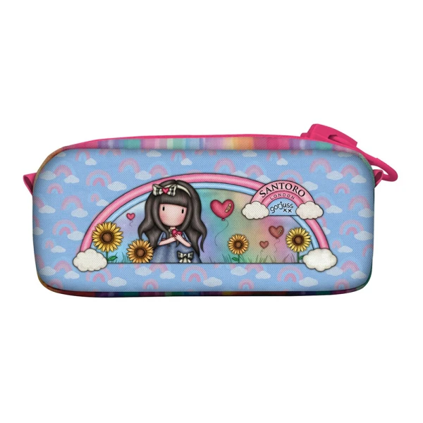 GORJUSS SANTORO PENCIL CASE WITH GIANT ZIP BE KIND TO YOURSELF
