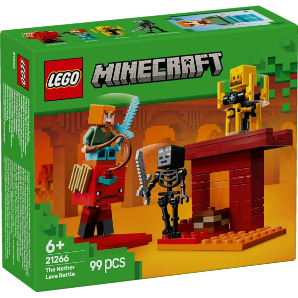 LEGO® MINECRAFT® Η ΜΑΧΗ ΣΤΗ ΛΑΒΑ ΤΩΝ ΕΓΚΑΤΩΝ