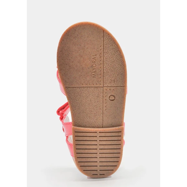 MAYORAL SANDALS PATENT CORAL 