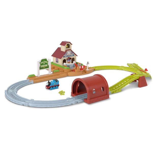 THOMAS THE TRAIN BELL STATION TRAIN SET
