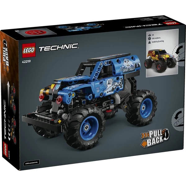 LEGO® TECHNIC MONSTER JAM™ GRAVE DIGGER™ ΦΩΤΙΑ ΚΑΙ ΠΑΓΟΣ