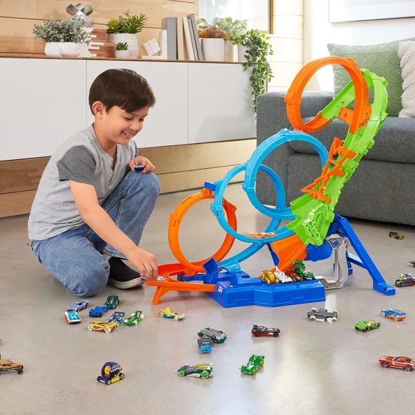 HOT WHEELS 4 LOOP CRASH OUT