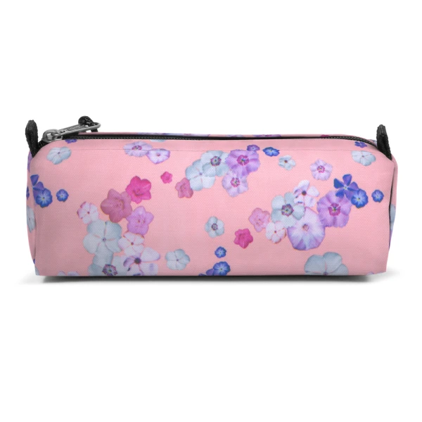 EASTPAK BENCHMARK SINGLE PENCIL CASE FLORAL BLOOM PINK