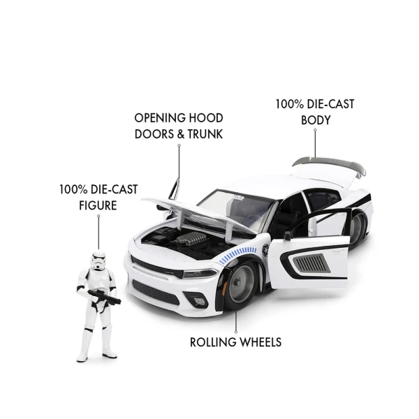 ΑΥΤΟΚΙΝΗΤΟ 1:24 STAR WARS STORM TROOPER DODGE