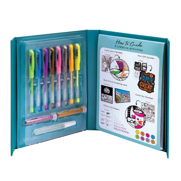 HAPPIHOBBI ART JOURNAL FLUO ΣΤΥΛΟ ΓΙΑ 9+ ΧΡΟΝΩΝ